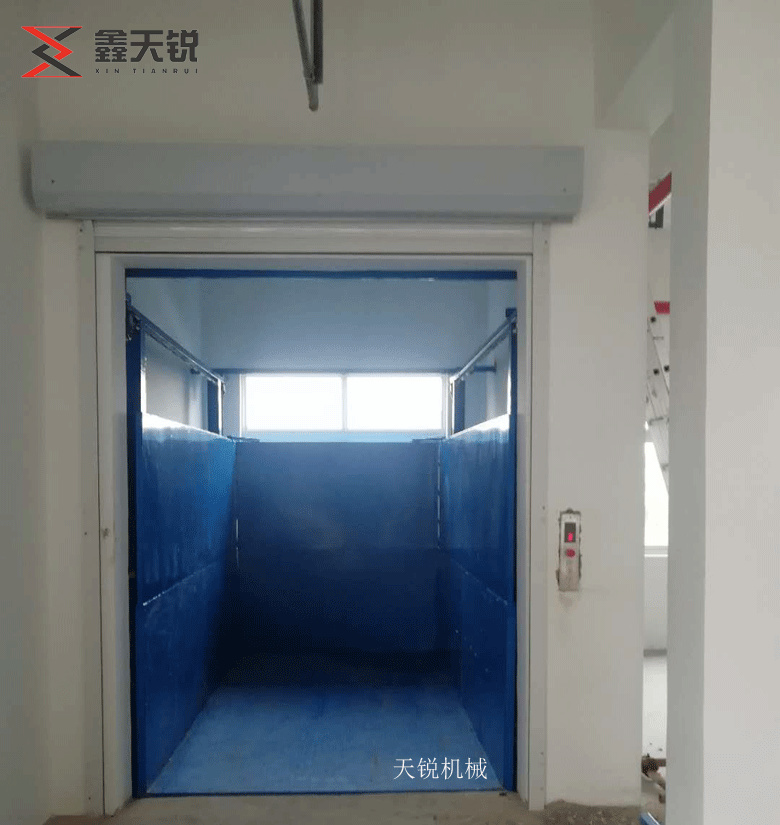 甘肃上货专用导轨式升降货梯